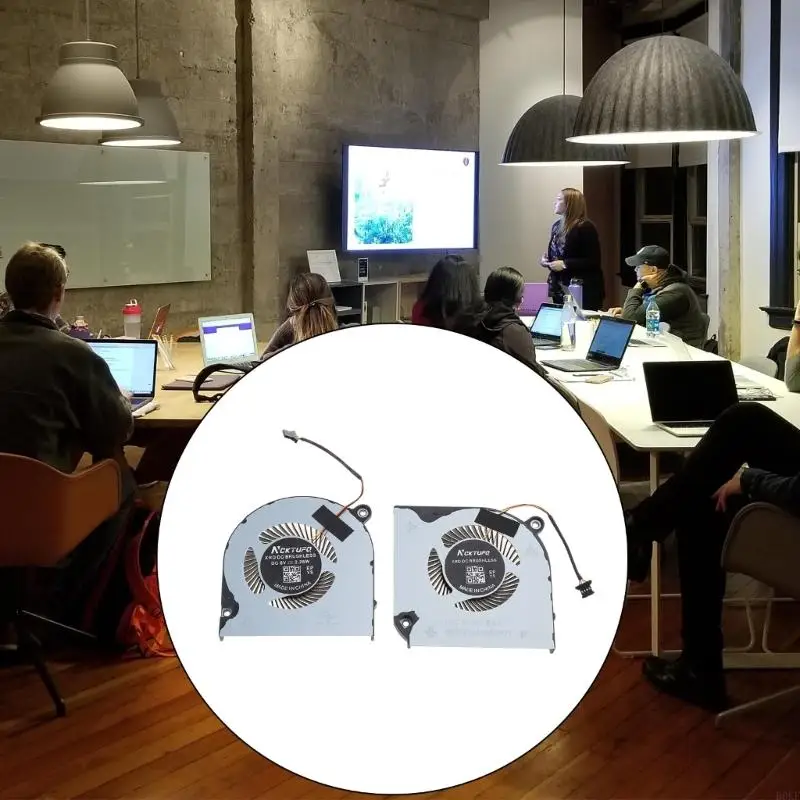 B0KF CPU Fan Cooler Portable Power Power GPU Radiator untuk Nitro5 AN515-43 AN515-54