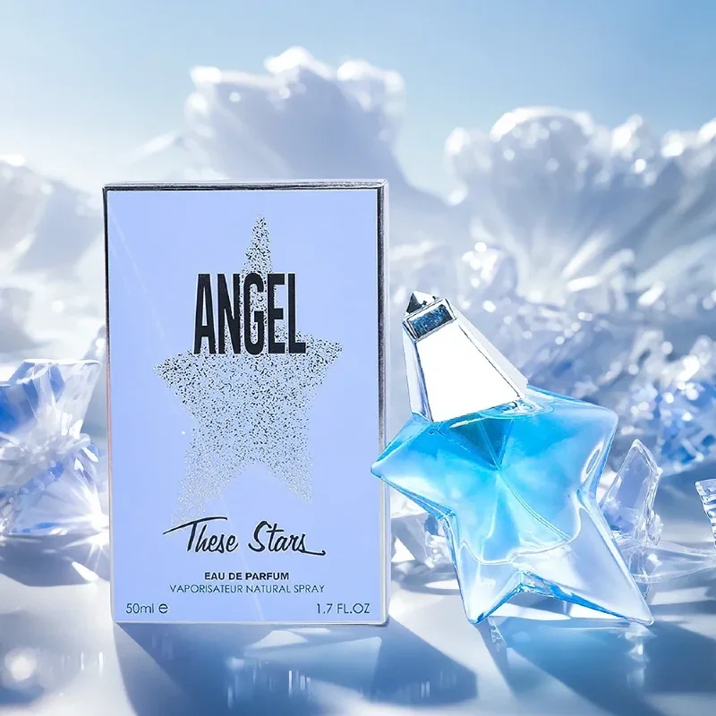 

50ML Angel Eau De Parfum Spray rechargeable étoile debout nouveau phéromone charme élégant frais naturel vitalité Parfum Spray