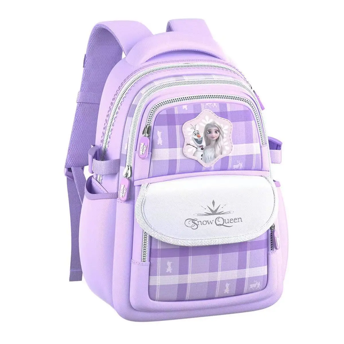 Disney Frozen Girl School Bag Elsa Anna Grade 1-5 Primary Student Shoulder Orthopedic Backpack Large Capacity Light Mochilas