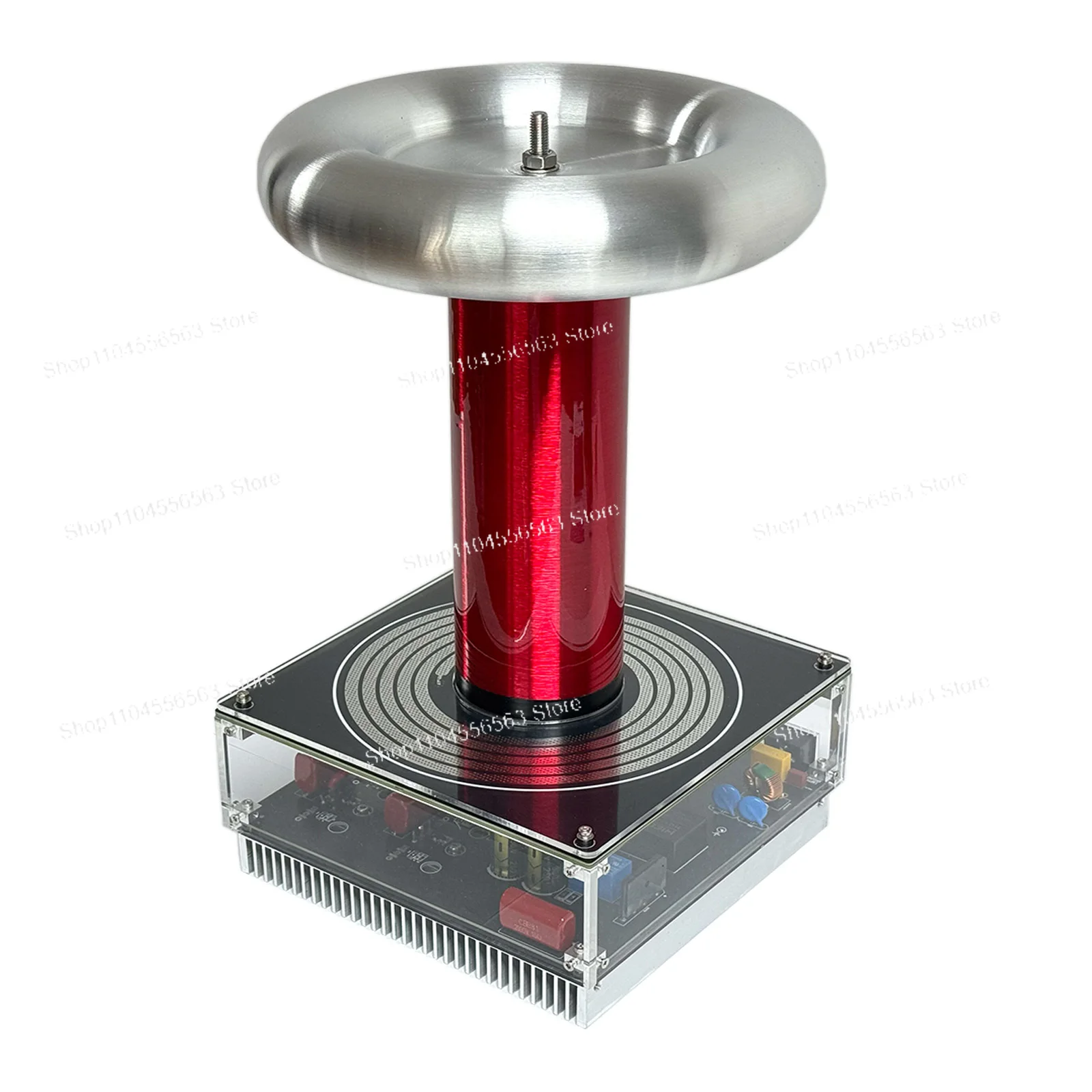 Music coil with wireless controller, educational physics toy