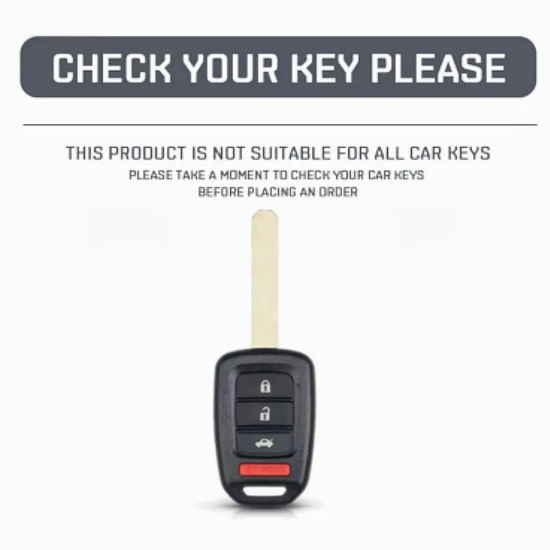 Golden-edged New Design Car Key Case Cover Remote Key Fob For Honda 2013-2015 CRV 2013-2017 Accord Civic Fit MLBHLIK6-1TA ID47