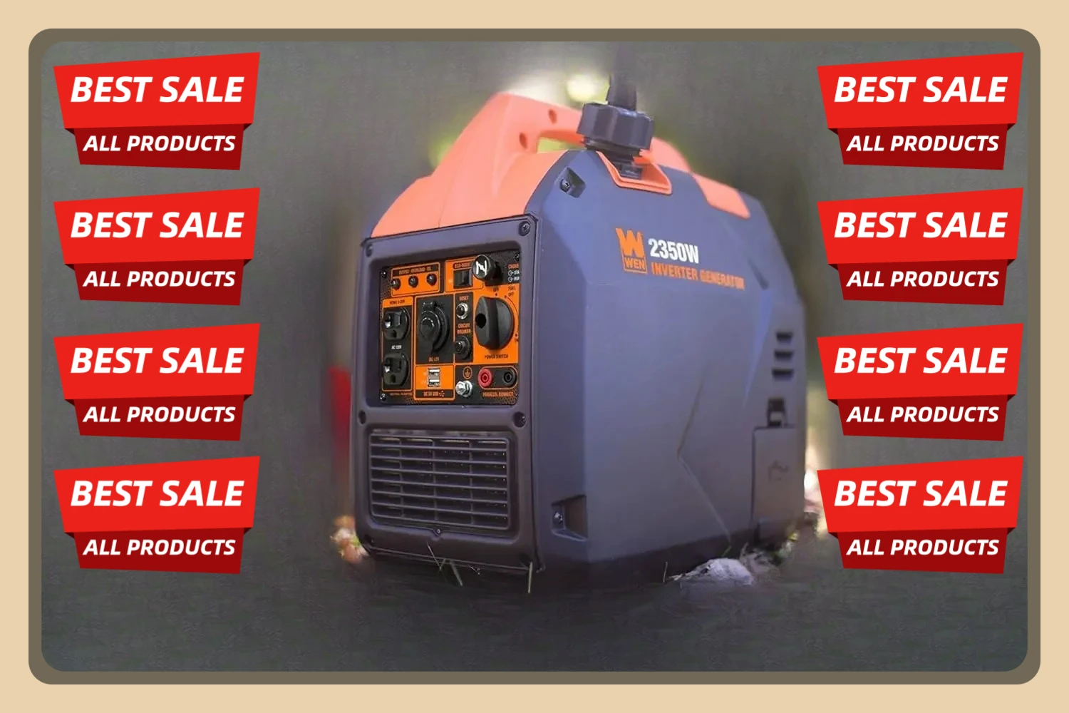 

[XMSJ-Limited Stock, Buy Now!]2350-Watt Inverter Generator, Portable and Super Quiet with Fuel Shut-Off (56235i)