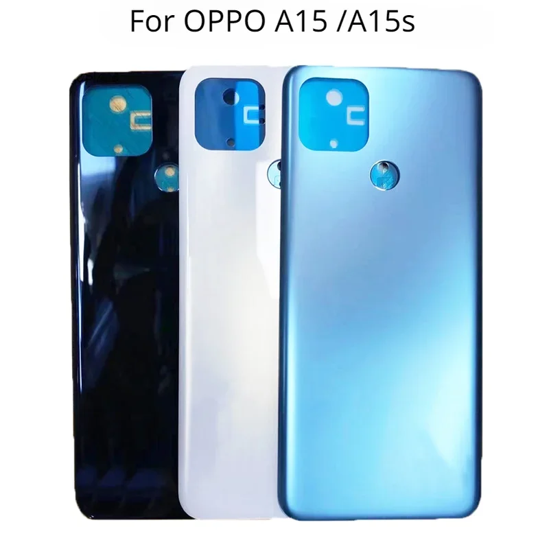 Корпус задней двери для OPPO A15 A15s CPH2179 CPH2185 Задняя крышка батарейного отсека Корпус задней двери для OPPO A15 A15s CPH2179 CPH2185 Задняя крышка батарейного отсека