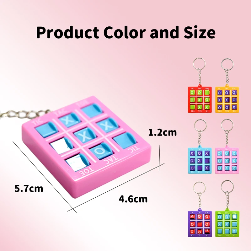 تيك تاك تو هدايا الحفلات للأطفال المحمولة تيك تاك تو المفاتيح الوالدين والطفل لعبة تفاعلية هدايا عيد الميلاد