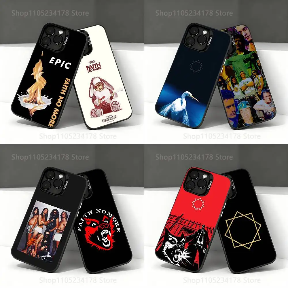 

Faith No More MUSIC Phone Case For iPhone 17,16,15,14,13,12,11,Pro,Max,Plus,E,Air,Mini Black IMD Cover