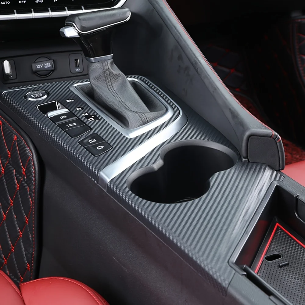 

For Changan Eado Plus 2020-2024 Interior Central Control Panel Door Handle Carbon Fiber Stickers Decals Car styling Accessorie