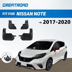 Car Mud Flaps For  Nissan NOTE 2017 2018 2019-2020 Mudflaps Splash Guards Mud Flap Mudguards