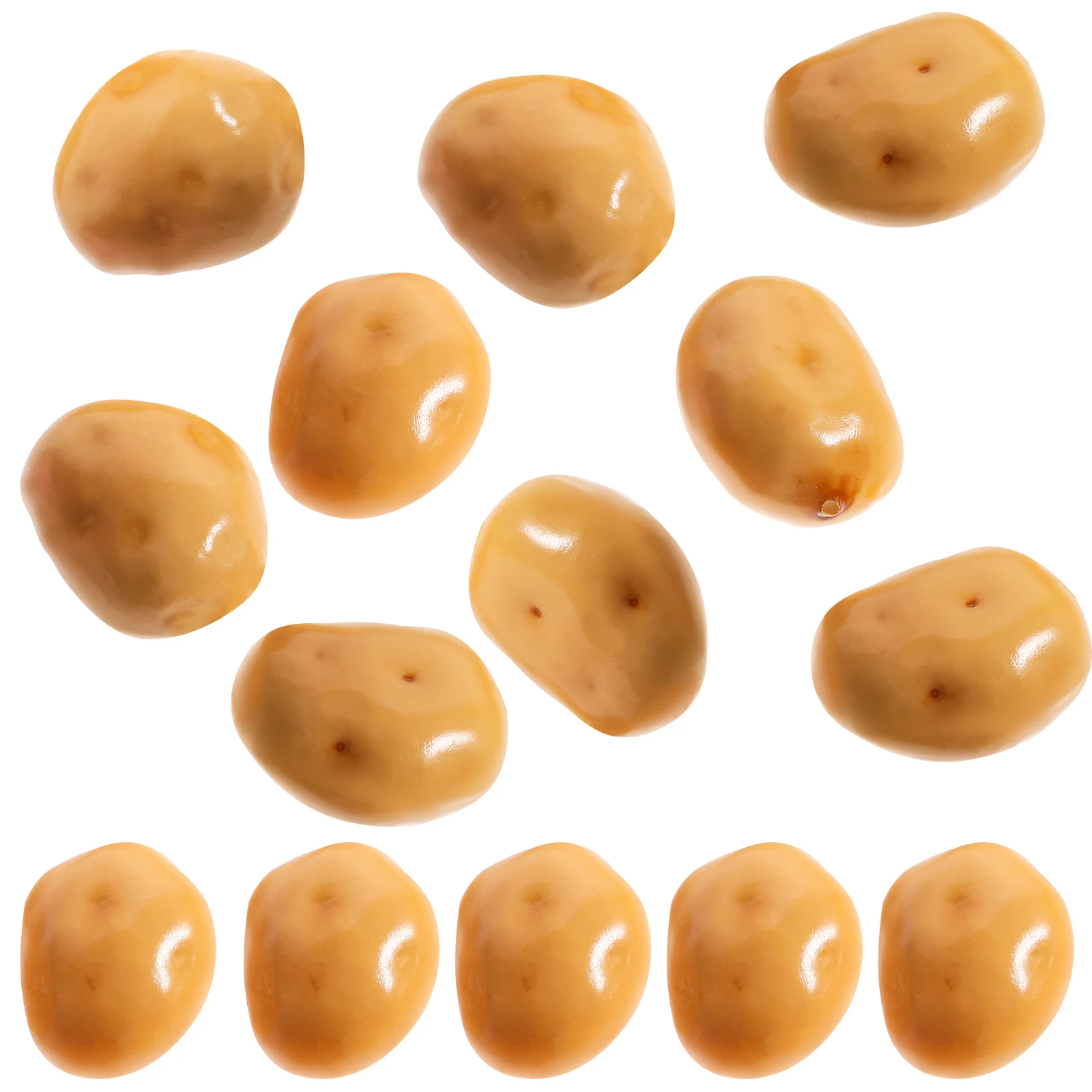 

20Pcs Lifelike Fake Potatoes Mini Artificial Vegetable Kit for Home Kitchen Garden Party Decoration Simulation Food Props