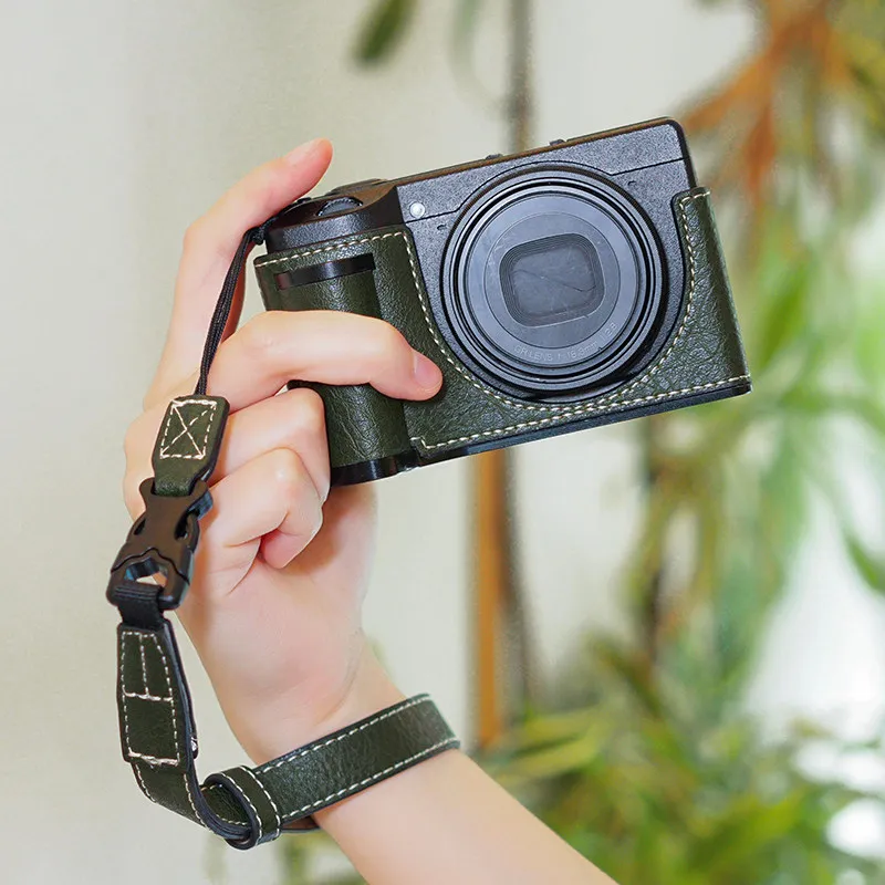 Camera Bag Compatible with Ricoh GR3/GR3x/GR3x HDF Handgrip Protective Case Wrist Strap Shoulder Strap Accessories