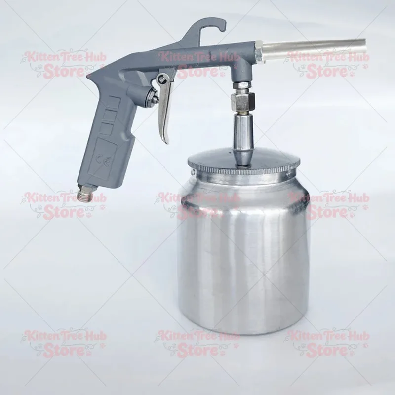 750ml Pneumatic Handheld Sandblaster 2.5bar Portable Sandblasting Gun 1/4inch Sand Blasting Machine for Removing Rust