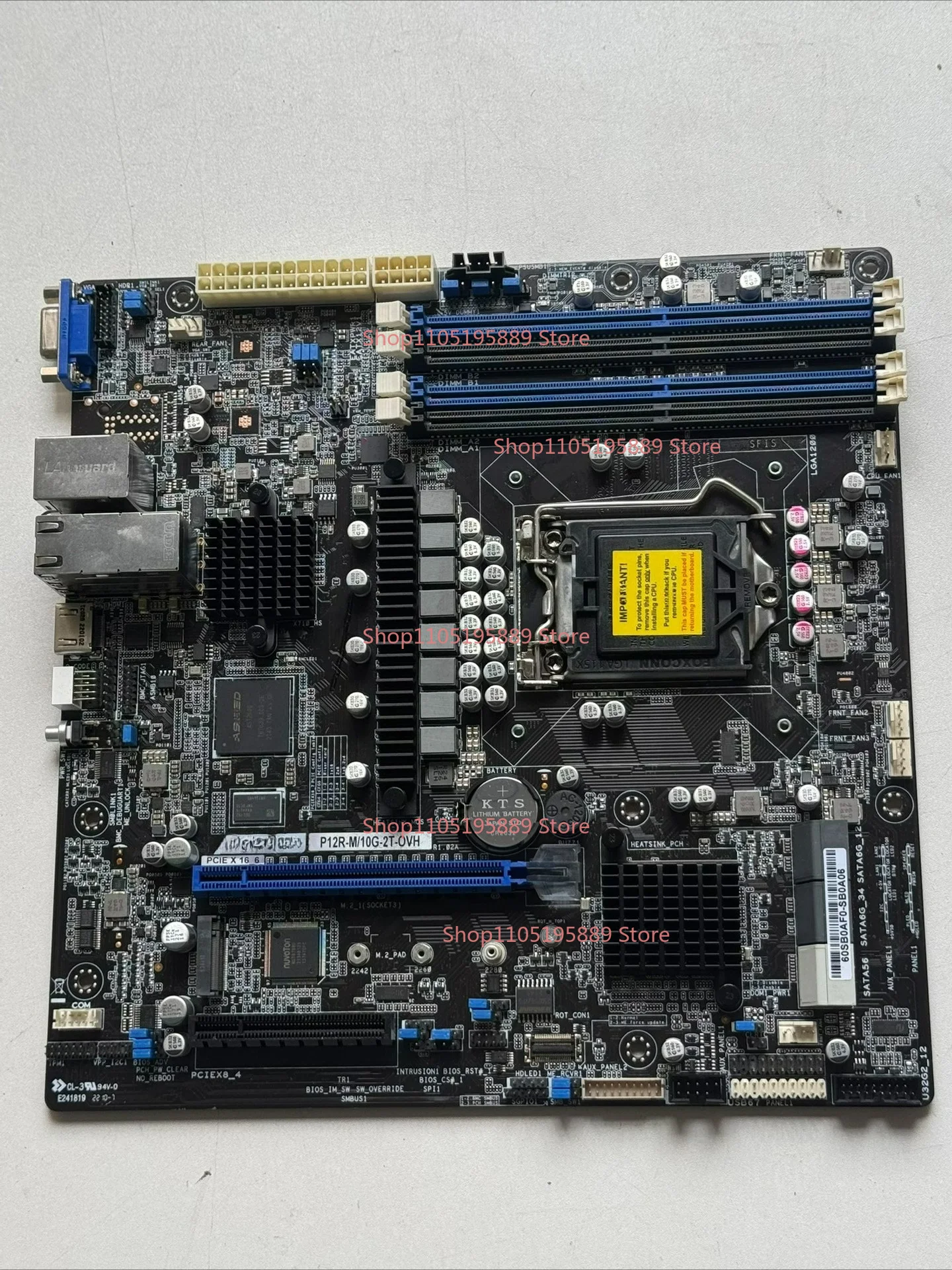 

For ASUS P12R-M/10G-2T-OVH Server Board MATX Medium Board