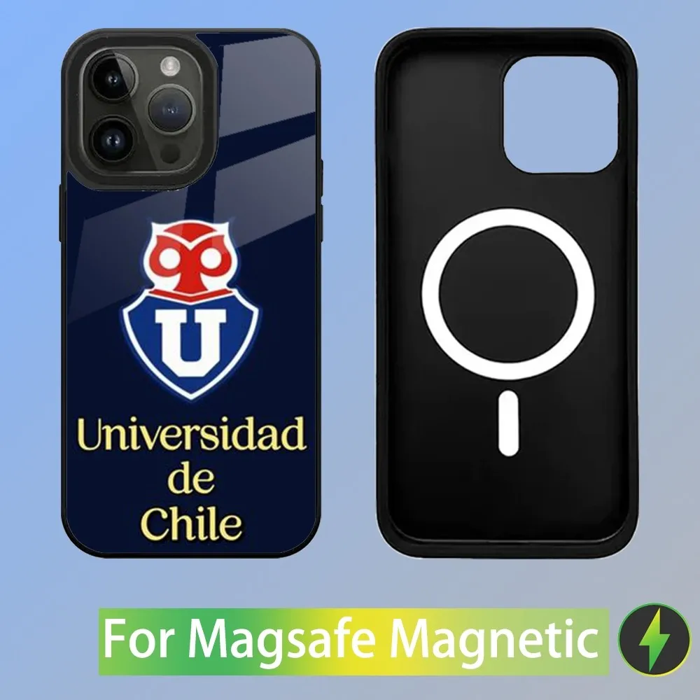 Chile U-University Logo  Phone Case For iPhone 16,15,14,13,12,11,Plus,Pro,Max Mini Magsafe Magnetic Wireless Charging