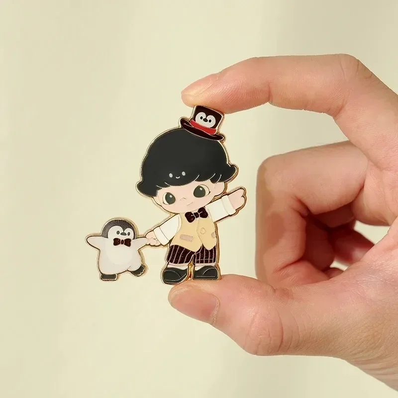 POP MART Dimoo Animal Kingdom Series - Badge Blind Box Guess Bag Original Toys Doll Cute Anime Figure Ornaments