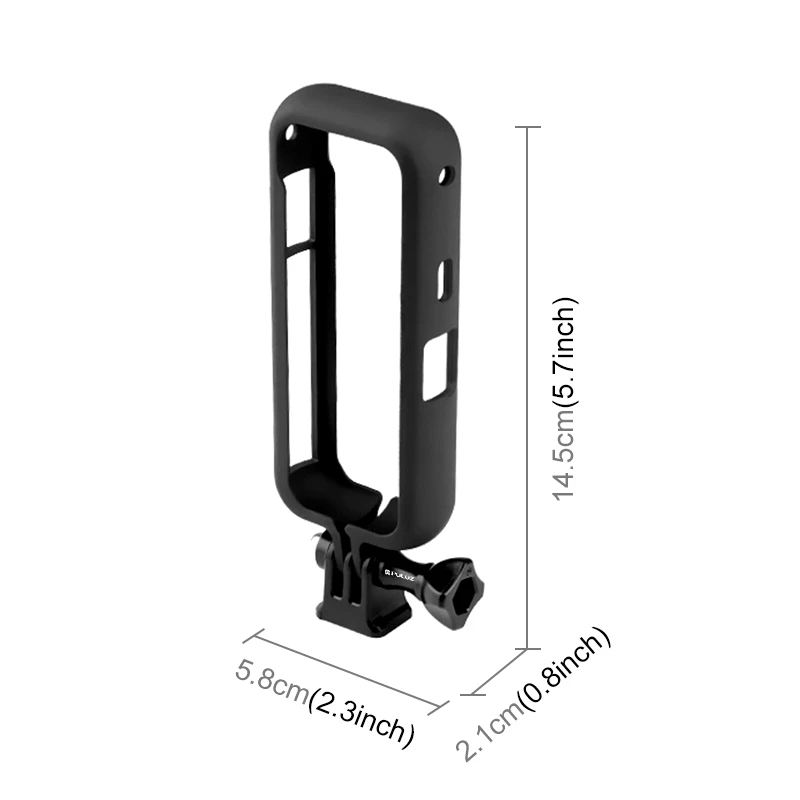 PULUZ PC Protective Frame Camera Case Shell with Adapter Mount & Screw for Insta360 ONE X2