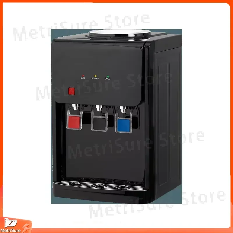 Mini Desktop Water Dispenser Hot and Cold Water Dispenser for Home Office Outdoor Use Compact Plastic Shell Drinking