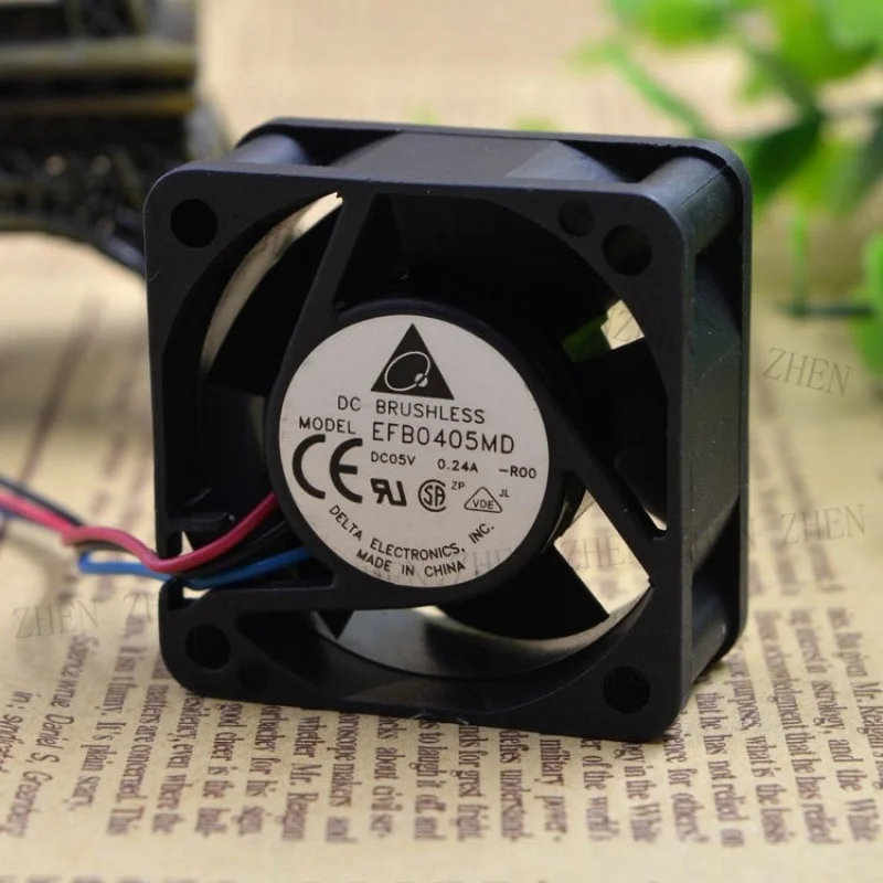 S New for Delta EFB0405MD DC 5V 0.24A 40*40*20mm 3pin Server Cooling Fan#QW
