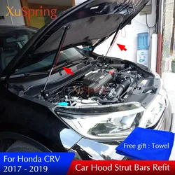 Car Refit Bonnet Hood Gas Shock Lift Strut Bars Support Rod For 2017 2018 2019 2020 Honda CR-V CRV Car-styling