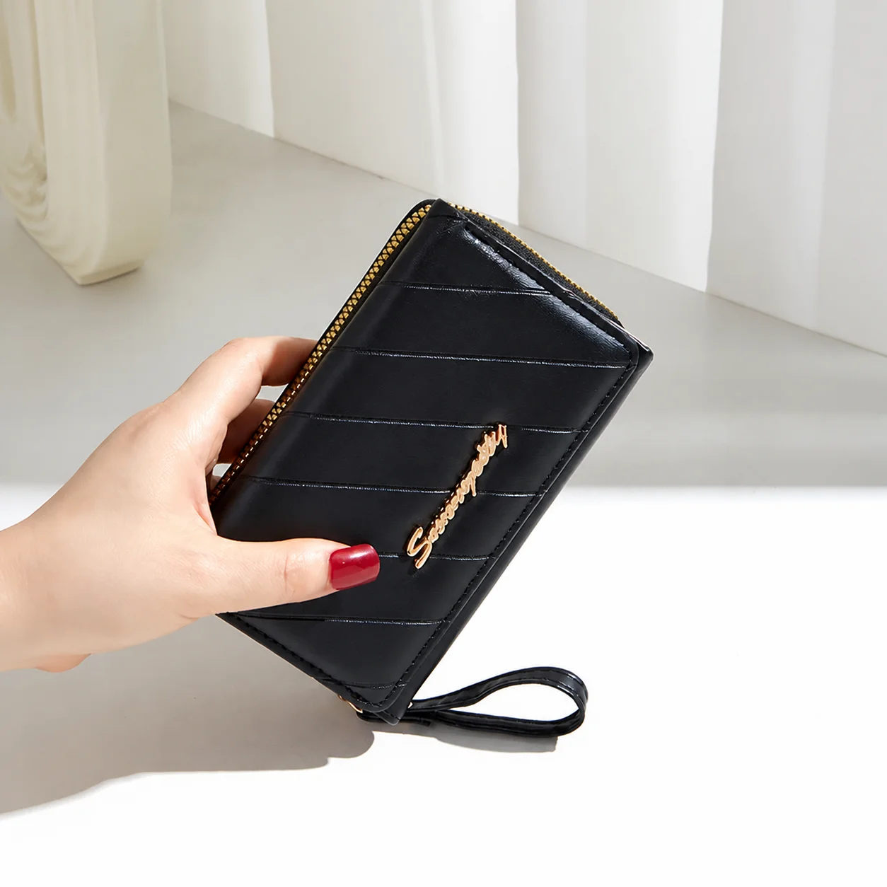 Handbag Sequin Sequin Clutch Wallet Wristlet Wallet Elegant Women Clutch Wallet For Daily Commutes Parties Formal Gatherings