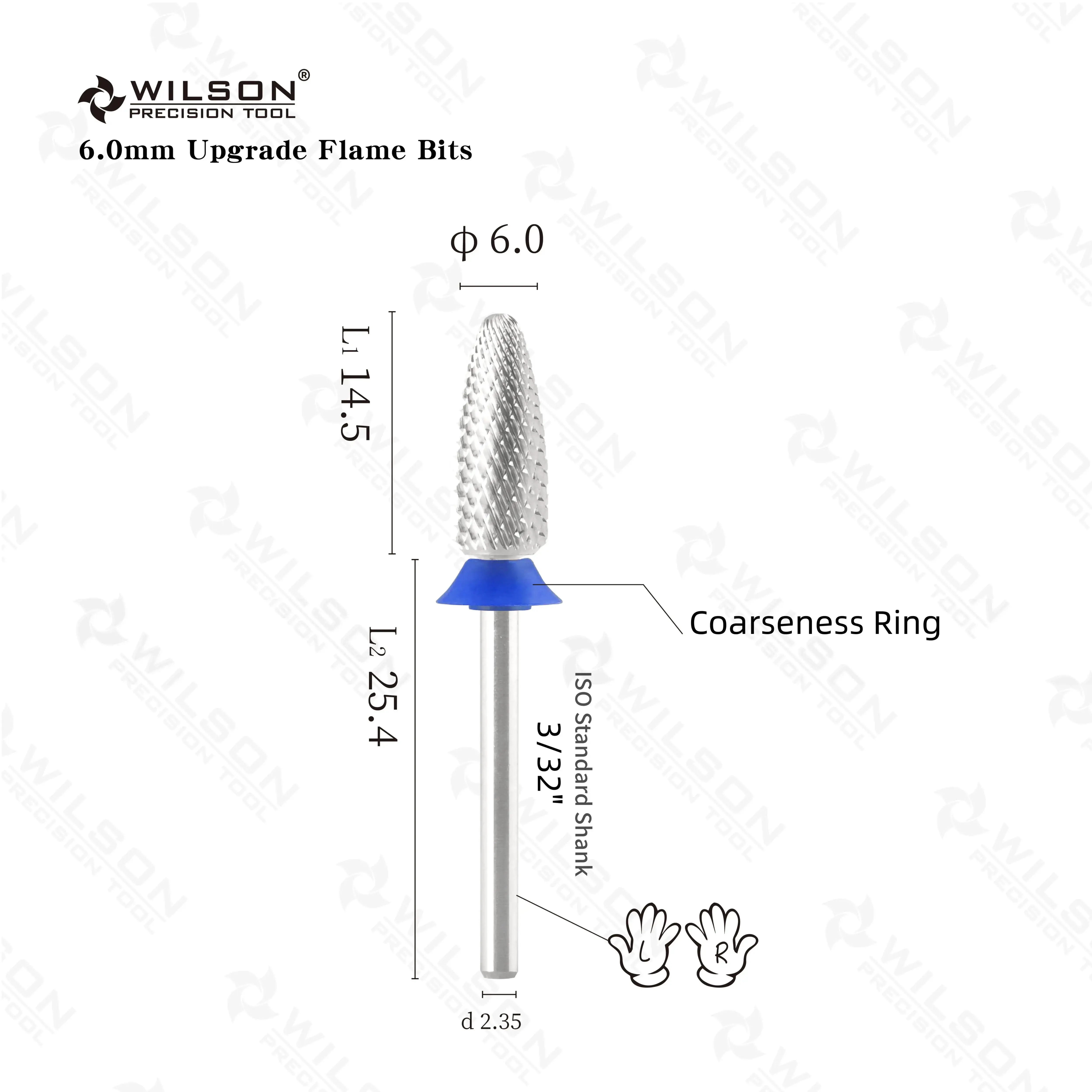 WILSON mise à niveau des mèches à flamme-outils/manucure/accessoires pour ongles/forets à ongles