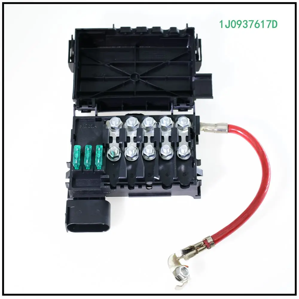 For 1999-2004 VW  Bora GOLF MK4 Black Fuse Box Battery Terminal 1J0 937 617 D 1J0937617D 1J0-937-617-D