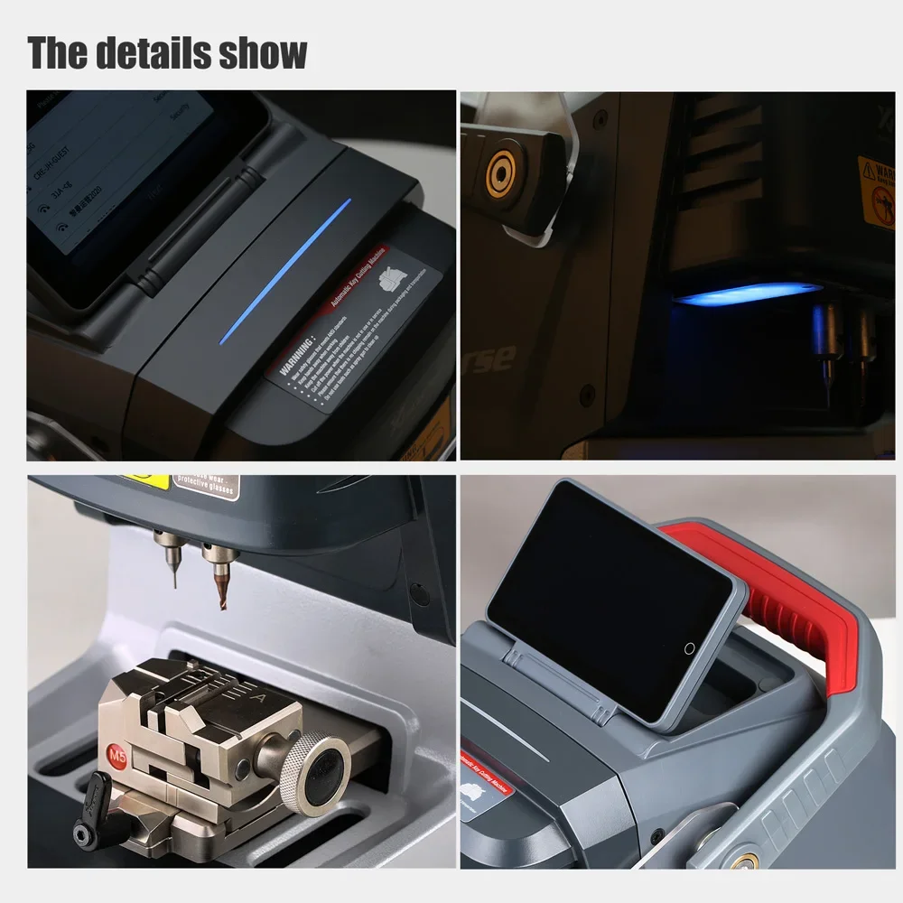 Xhorse Portable Adjustable Screen 2000+ Car Models Automatic Key Cutter Dolphin II XP-005L XP005L Car Key Cutting Machine
