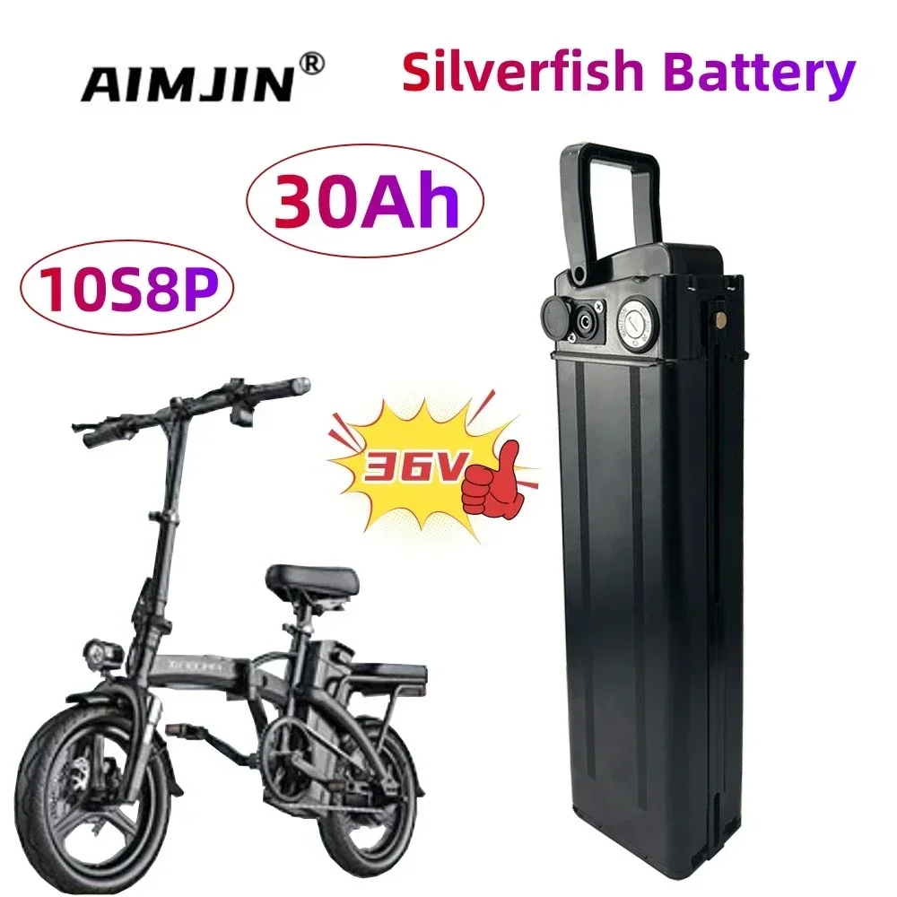 36V 10AH 15AH 20AH For Silver Fish Lithium Ebike Bateria Akku 500W 36V 15AH 30AH Li ion Electric Bike Bicycle Battery Pac