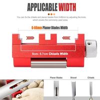 Professional Knife Sharpening Jig & Honing Guide - Angle Adjustable Tool for Chisel & Plane Blade Sharpener with Stone Holder