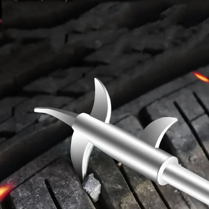 أداة تنظيف حجر إطارات السيارة مفك براغي قابل للفصل حجر عجلة السيارات الأخدود النظيف كسر مزيل طقم تصليح الإطارات اكسسوارات السيارات #2