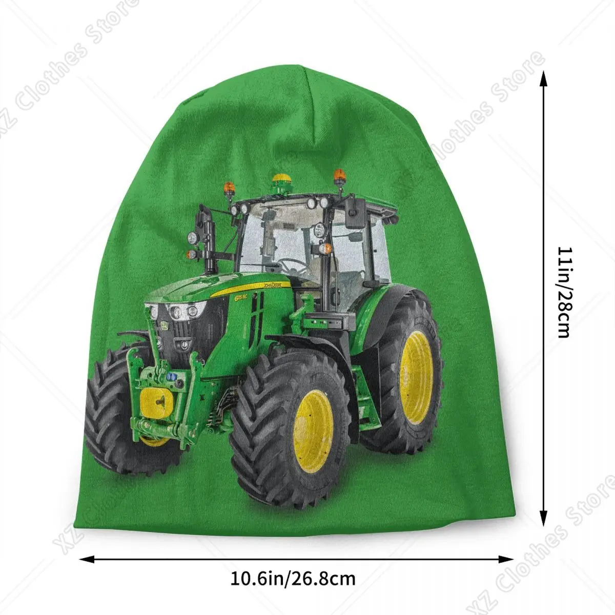 Custom Tractor Beanies Caps Unisex Winter Knit Hat Men Women Street Adult Bonnet Hats Outdoor Ski Cap