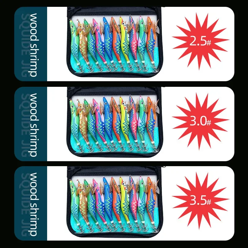 Poteras luminiscentes Glow para calamar – Señuelo con anzuelo - imagen 5