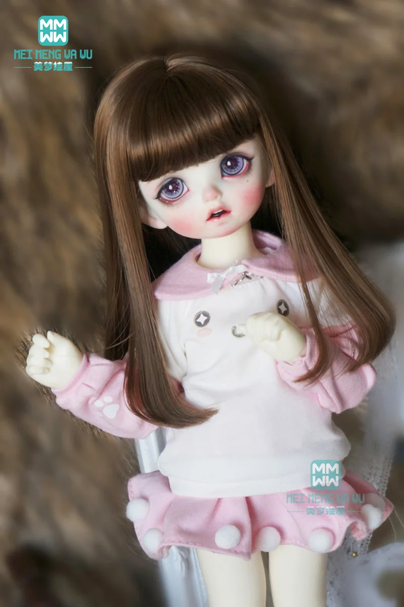 

30cm 1/6 BJD Doll Clothes Fashion hoody sweatshirt hoodie suit mini-skirt Toys gift for girls