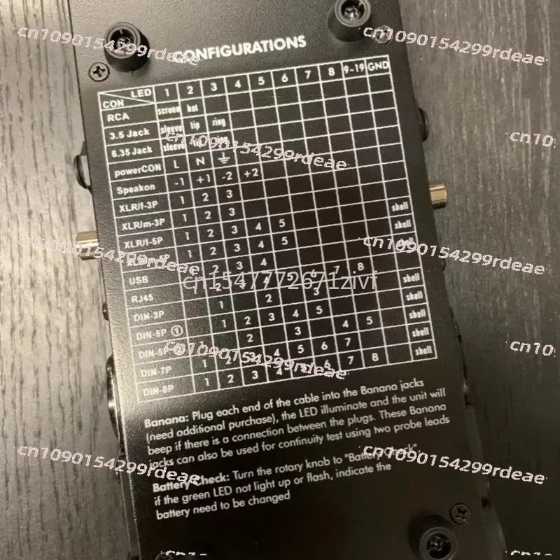 

CT-20 Multifunctional Cable Tester - Audio/XLR Signal/HDMI Line Tester