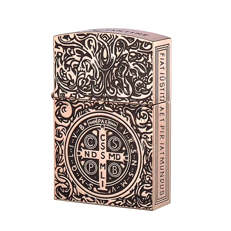 Zorro Retro High-End Waterproof Sealed Armor Constantine Kerosene Lighter Heavy Duty Metal Gasoline Lighter Men\'s Gift