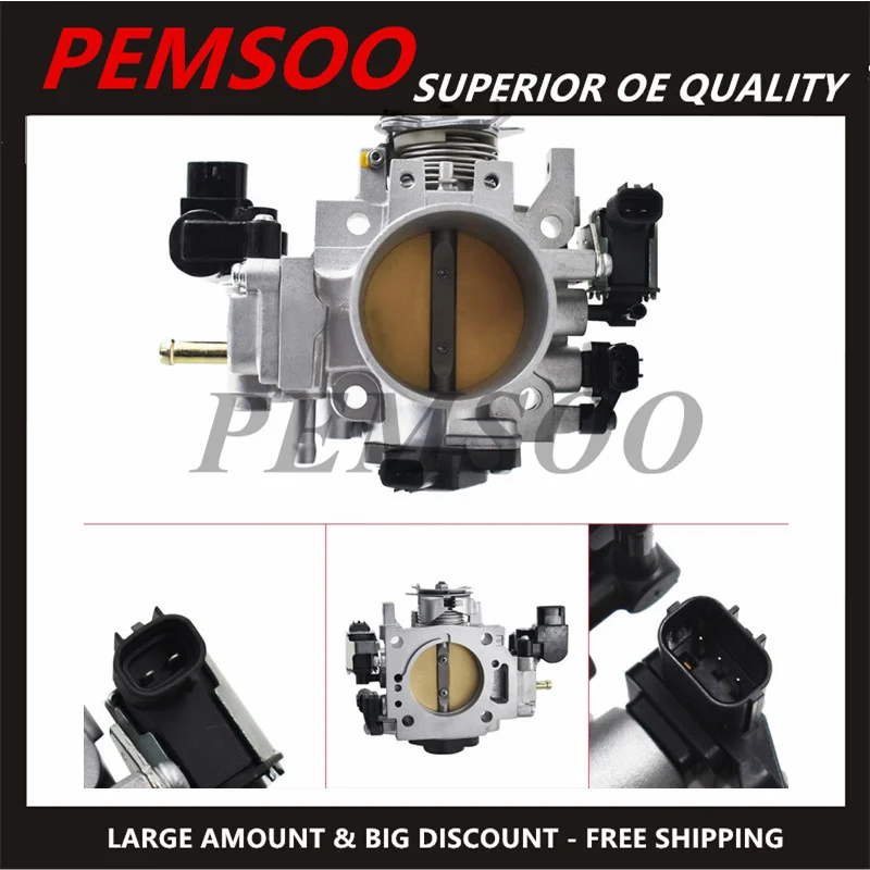 1PC 16400PNBG01 High quality Electronic Throttle Body Fit For HONDA CRV RD5 16400-PNB-G01 16400-PNB-G02 Remanufactured