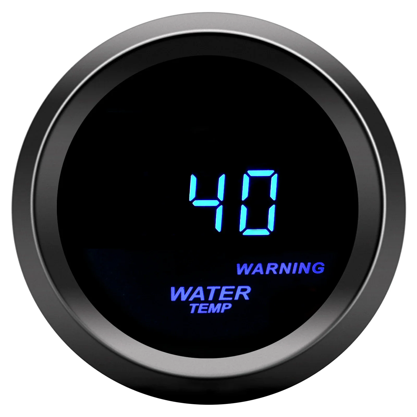 52mm Auto-Wassertemperaturanzeige 40-150 Celsius Wassertemperatur Blaues Licht Autoanzeige mit Warnalarm-Sensor Automotoranzeige 12V – Detail 2