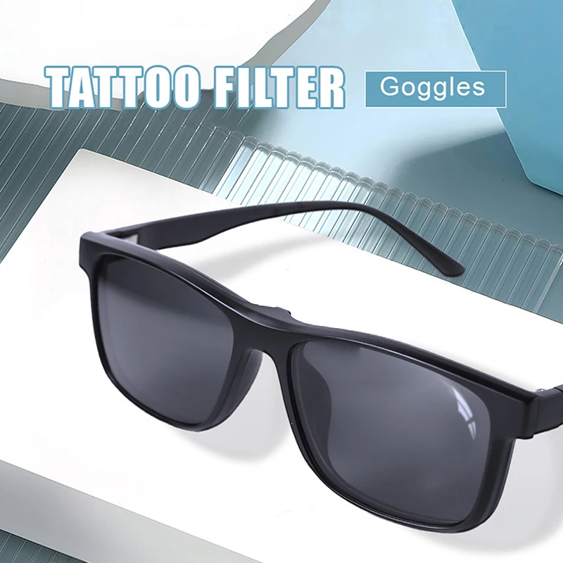 Magnetic Integrated Tattoo Goggles High Definition Tattoo Filter Eye Protection Glasses Travel Cycling Fashion Goggles