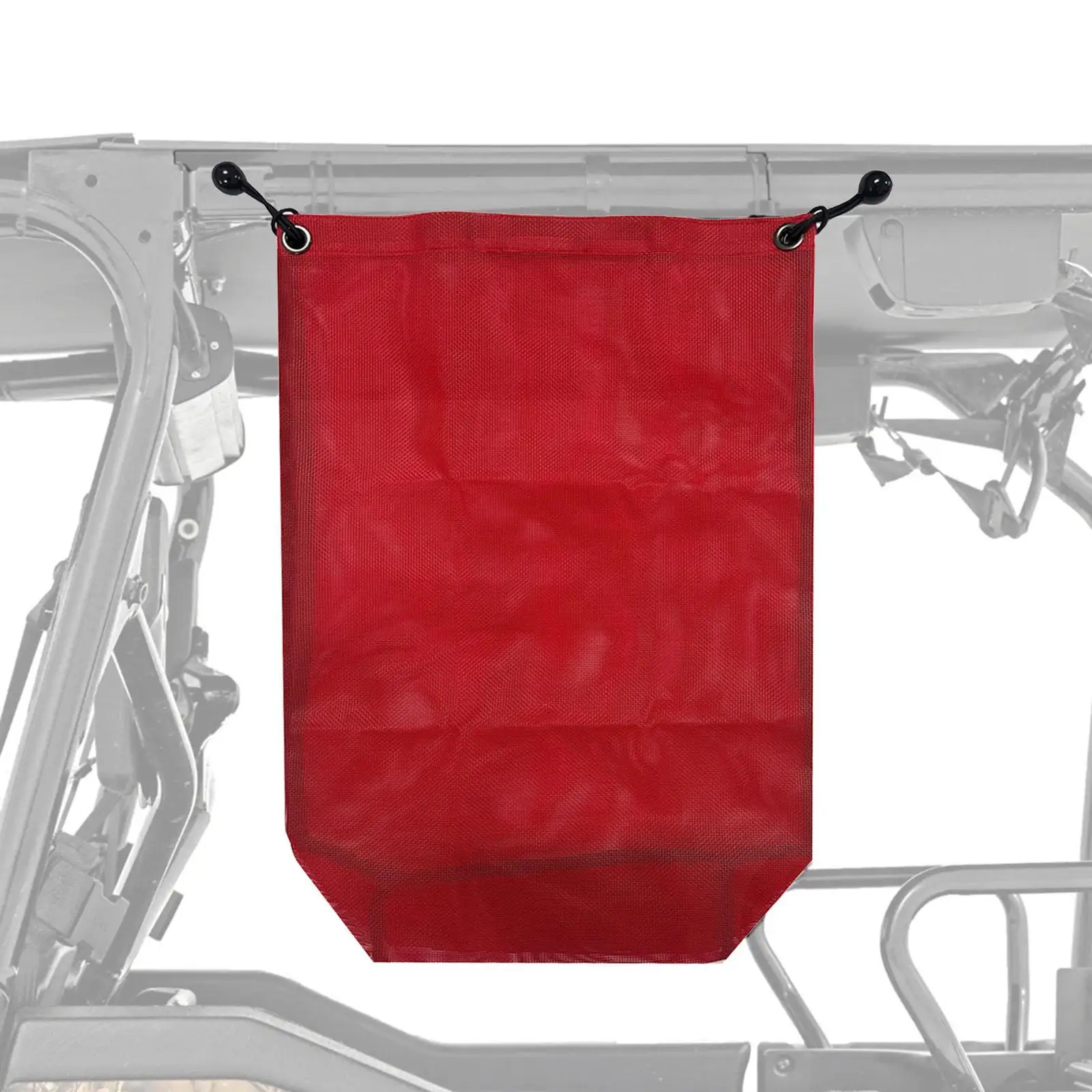 UTV Beach Car Trash Storage Bag Trash Sack Mesh Cloth Trash Collection Bag