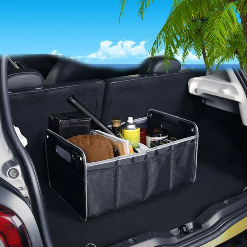 Caja de almacenamiento plegable para maletero de coche, accesorios para Smart 453 451 450 Fortwo Forfour, accesorios interiores para guardar y ordenar cosas