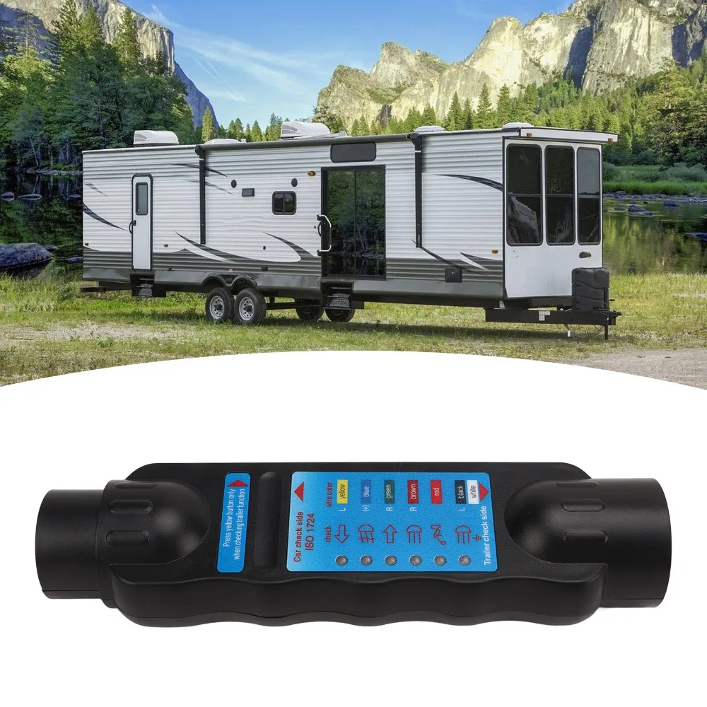 

Wiring Cable 12V Trailer Towing Lights Tester 7Pin Diagnostic Tool Trailer Tester Wiring Circuit Tester Trailers