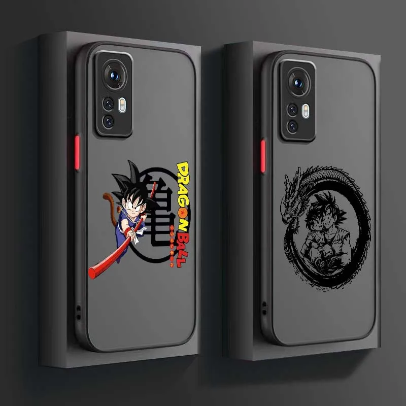 

Dragon Ball Popular Logo Art For Xiaomi 14T 13T 13 12T 12 12S 11T 11 11i 10 10T Ultra Pro Lite Frosted Translucent Phone Case