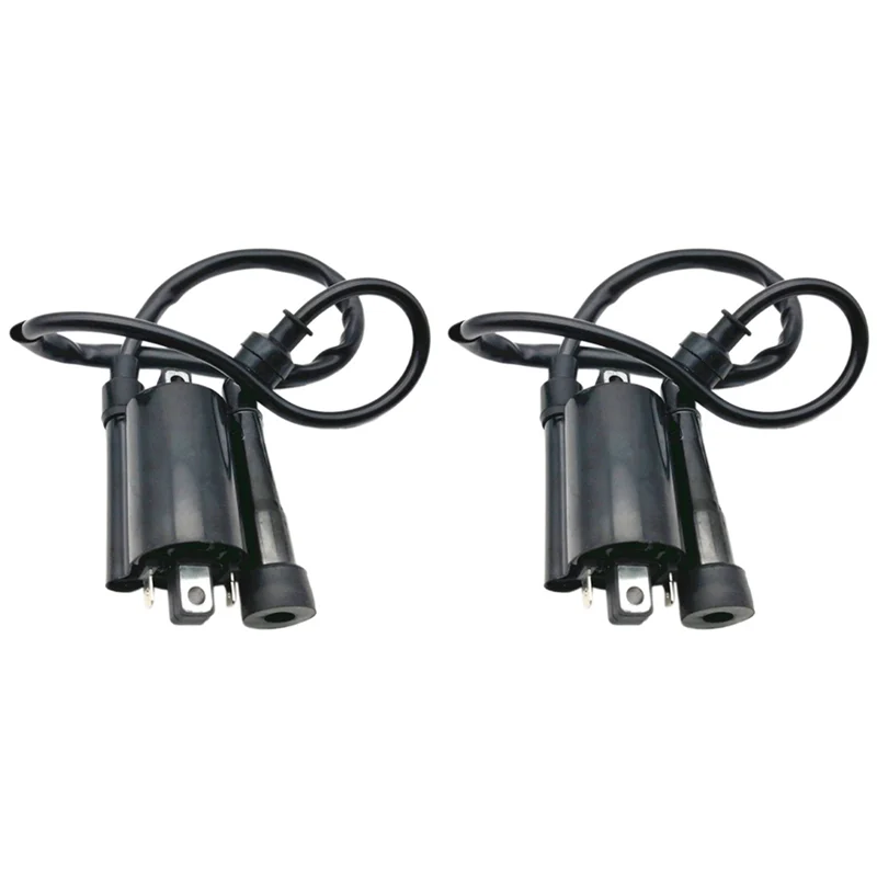 

Reliable-2Pcs Motorcycle Ignition Coil Ignition System Unit For V Star 650 1999 -2014 GN250 ATV 300CC