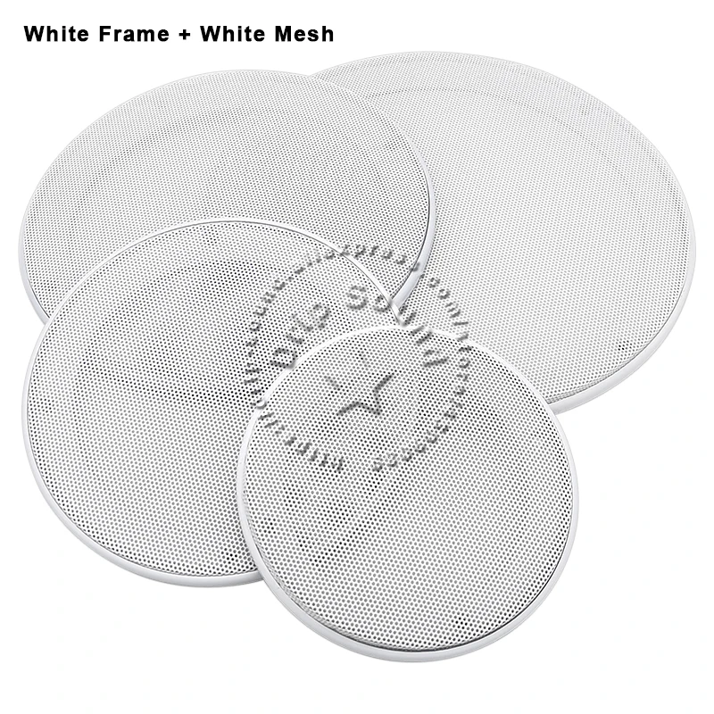 For 4"/5"/6.5"/8" Inch Ceiling Mountable Speaker Grill Cover High-grade Car Audio Decorative Circle Metal Mesh Protection 16B