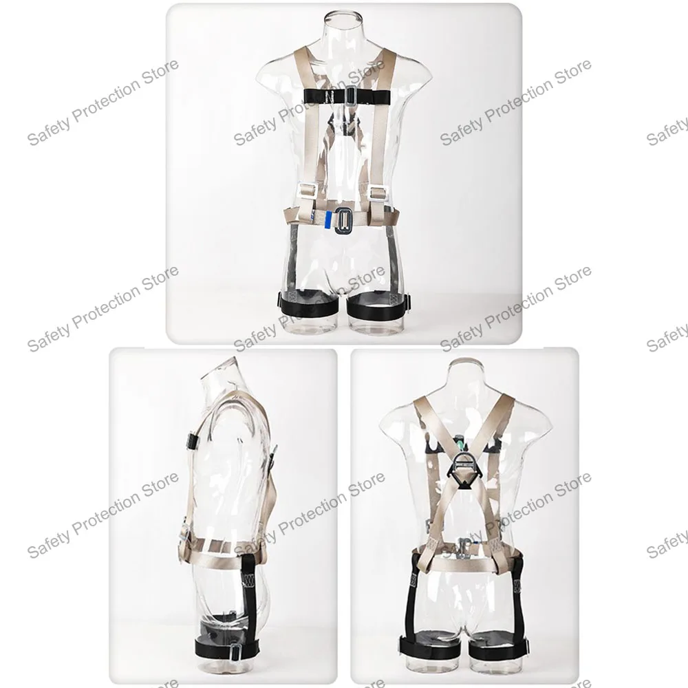 Five Point High Altitude Work Safety Harness Full Body Safety Belt Outdoor Climbing Training Construction Protective Equipment