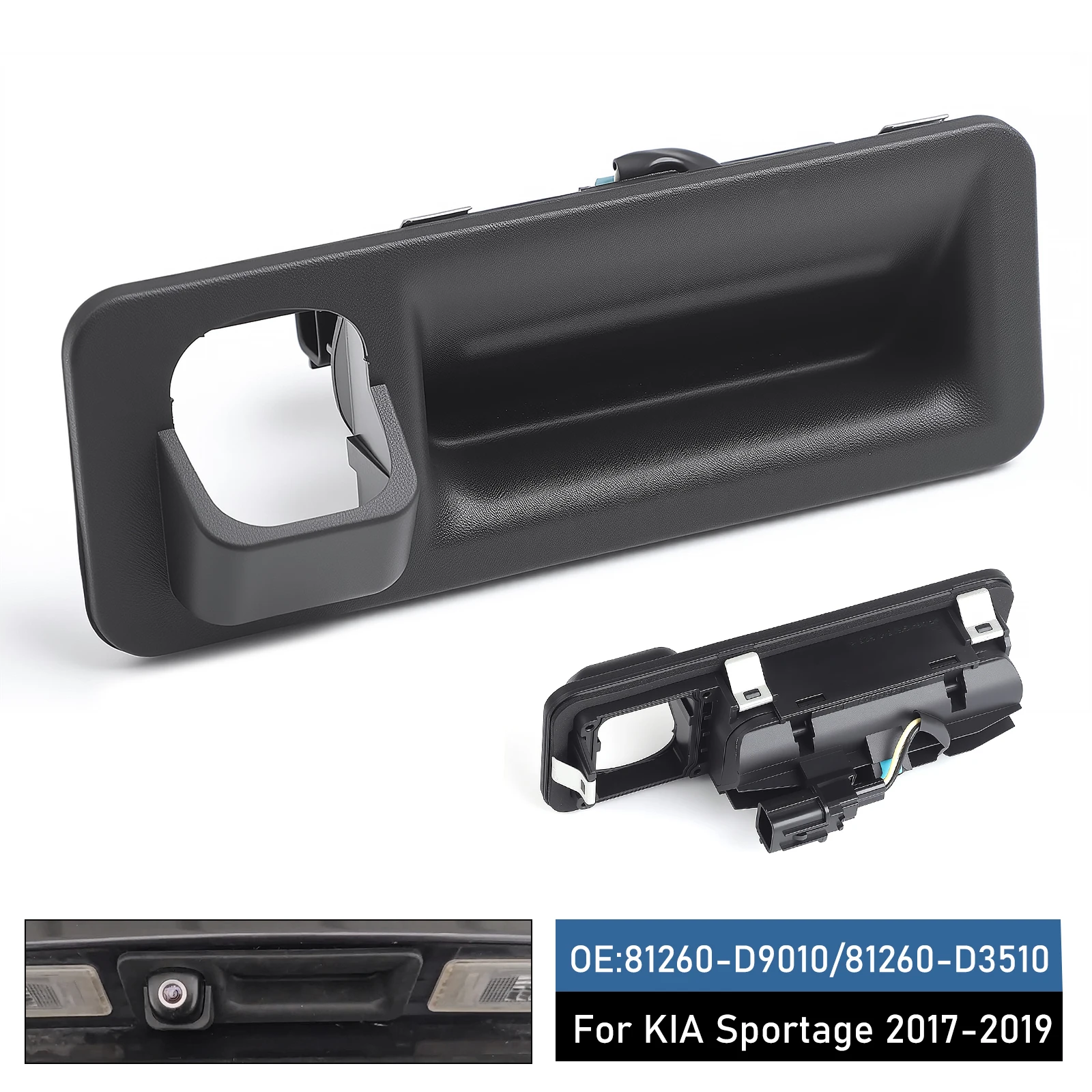 

Outside Parts Trunk Lid Lock Tailgate Handle For KIA For Sportage 2017-2019 Rear Trunk Release Open Switch Button 81260D9010 1pc