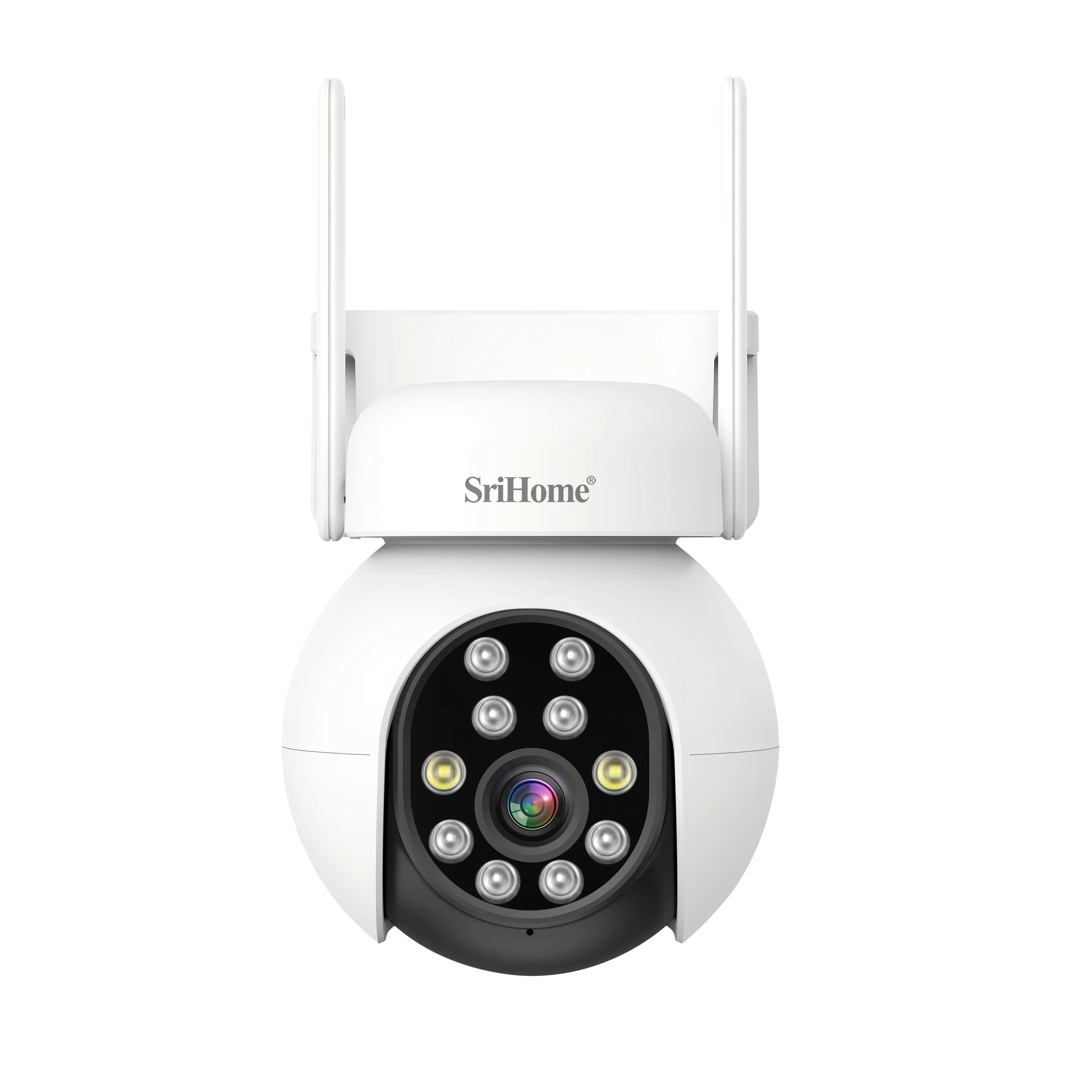 Srihome SH052 5MP 1944P Full Color Wireless PTZ IP Dome Camera AI Humanoid Detection Home Security CCTV Intercom Baby Monitor