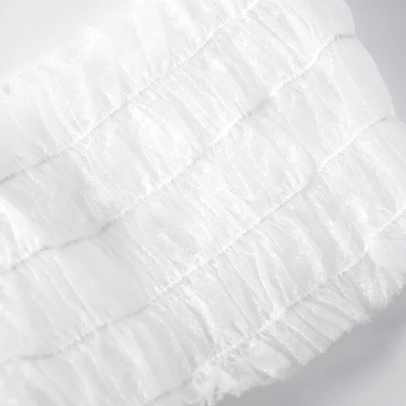 100 قطعة/الحزمة صالون تجميل المتاح Headbands مرونة غير المنسوجة تطعيم الرموش سبا غسل الوجه ماكياج الاستحمام أداة أسود/أبيض
