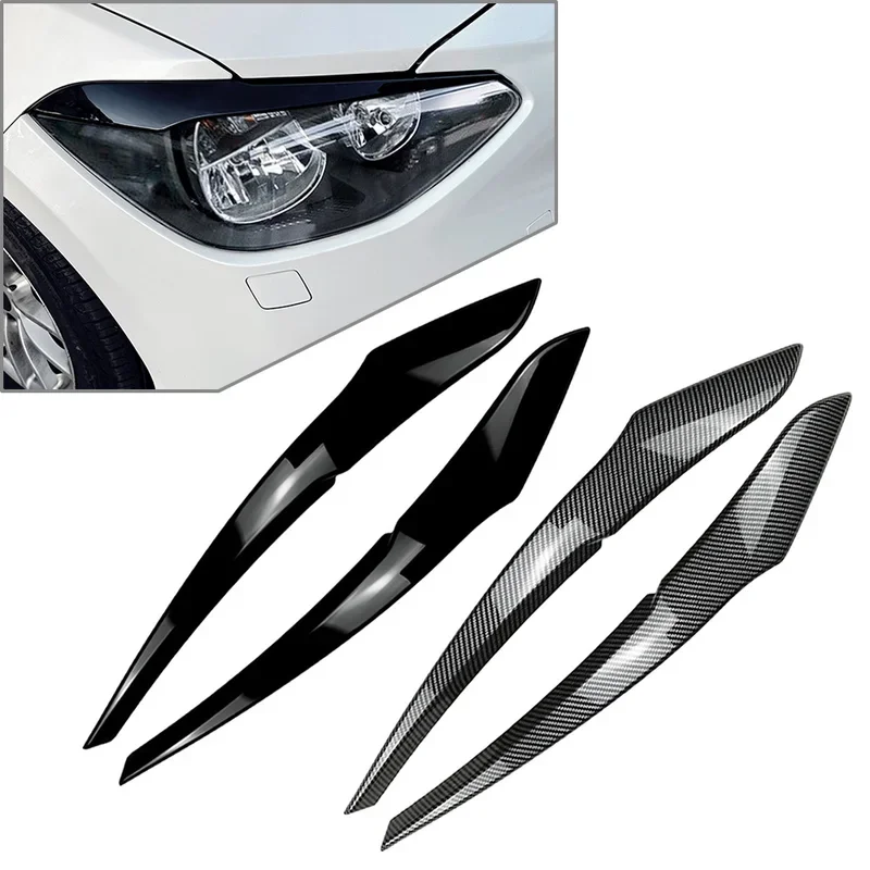 

Car Headlight Eyebrow Eyelid Cover Decoration Trim Fit For BMW 1 Series F20 F21 Base Version 2011 2012 2013 2014