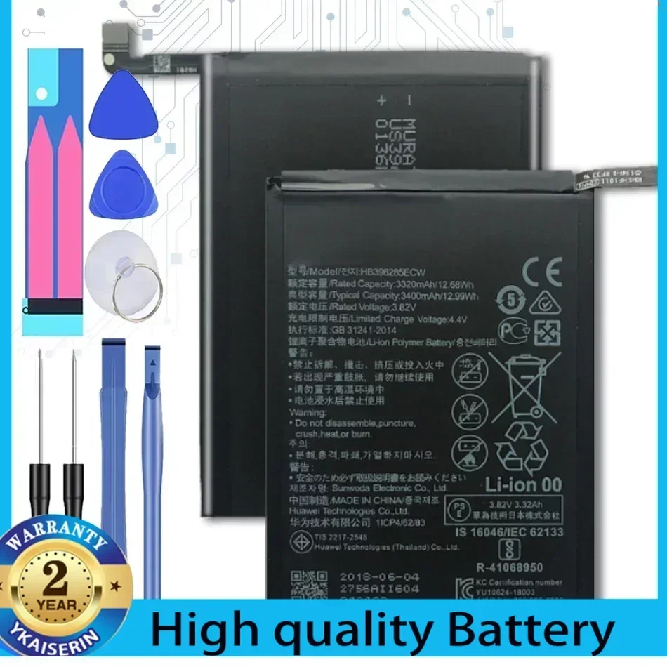 3400mAh HB396285ECW Phone Battery For Huawei P20 For Honor 10 Honor10 COL-AL00 COL-AL10 COL-TL00 COL-TL10 COL-L29 battery