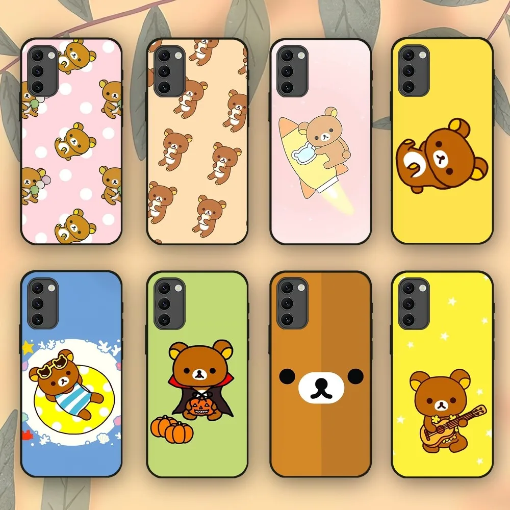 Cartoon Cute R-Rilakkuma Phone Case For Samsung Galaxy A20 A11 A10  A52 A02 A50 shell