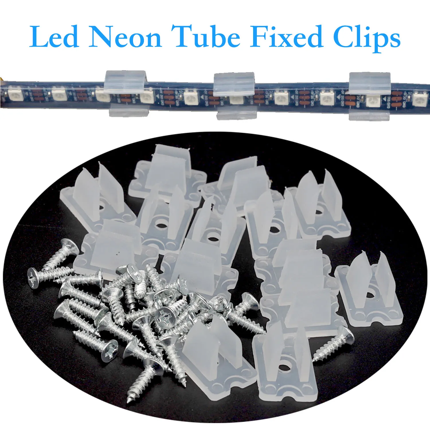 �y�Z�[�����z�l�I���X�g���b�v�N���b�v 6/8/10/12/15 �~�����[�g�� Led �R�l�N�^�Œ�z���_�[�N���b�v�ƃl�W�Œ� 2835 �l�I�� COB/���C�g�v���X�`�b�N�o�b�N���A�N�Z�T���[